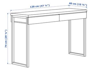 Escritorio/Tocador IKEA BESTA BURS Blanco