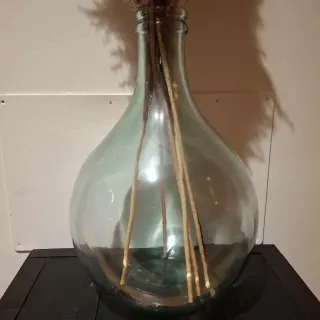 Jarrón de cristal grande