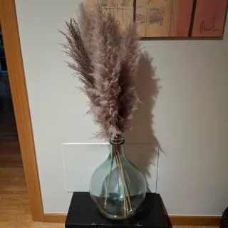 Jarrón de cristal grande