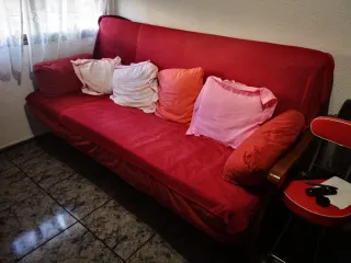 Sofá Cama Rojo