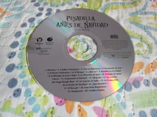 CD PESADILLA ANTES NAVIDAD,BANDA SONORA EN ESPAÑOL
