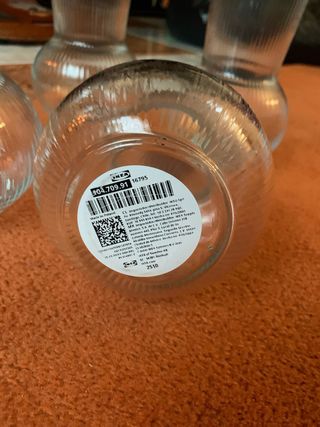 Floreros pequeños de cristal IKEA