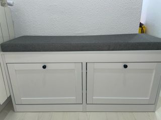 Zapatero Banco 2 Cajones Blanco