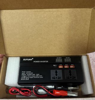 Inversor Corriente 12/24V 220V 1000W Nuevo