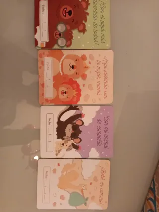 Tarjetas Primer Año Bebé Meses