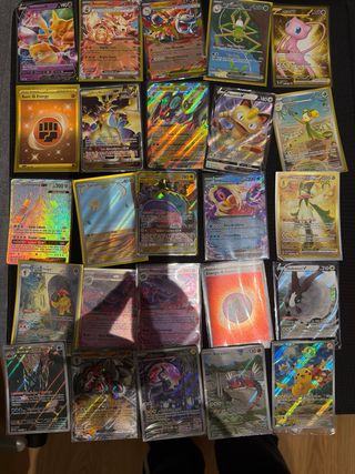 Lote Cartas Pokémon EX y Entrenador