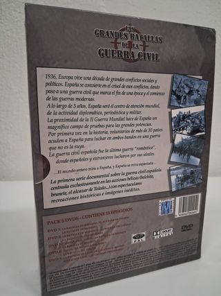 Las Grandes Batallas de la Guerra Civil - 5 DVDs