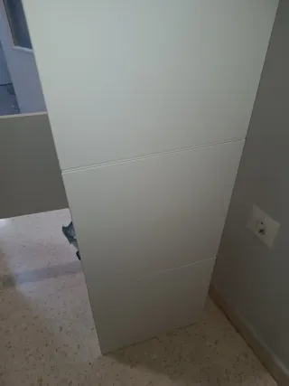 Estantería de almacenamiento madera blanca