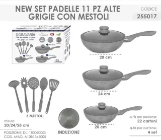 Set padelle 11 pezzi