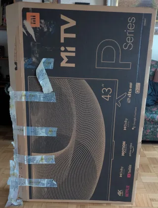 Smart TV Xiaomi 43 con HDMI y caja