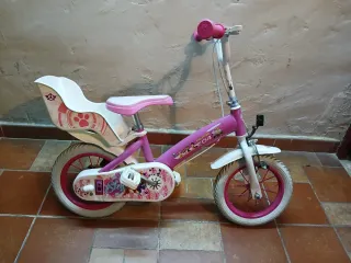 Bicicleta infantil Paw Patrol rosa