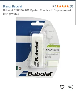 Babolat Syntec Touch Grip Bianco