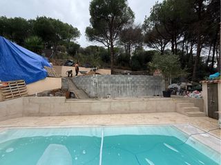 Servicios de albañilería: muros y revoques