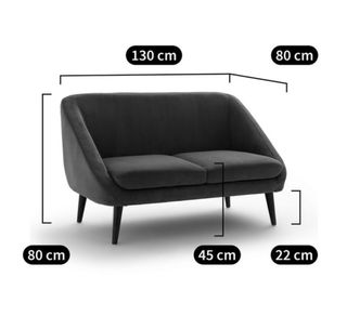 Sofá 2 plazas. La Redoute