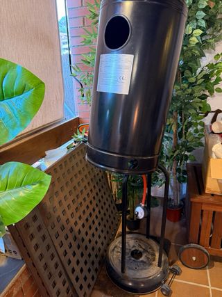 Estufa seta terraza butano exterior LEER BIEN!!