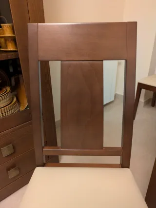 Sillas de comedor de madera