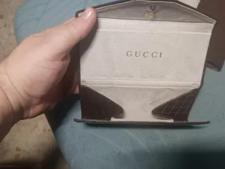 2 Fundas de gafas Gucci marrones