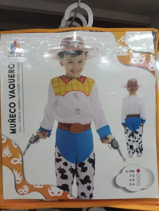 Disfraz Vaquero Infantil Talla 6-12M