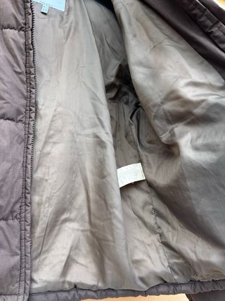 Piumino Moschino Marrone