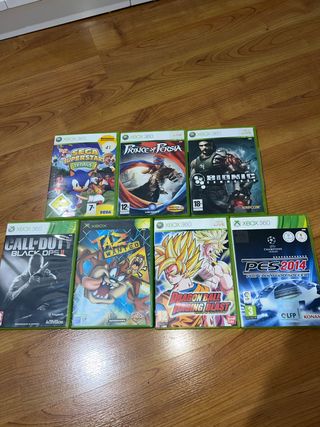 Lote 7 Juegos Xbox 360