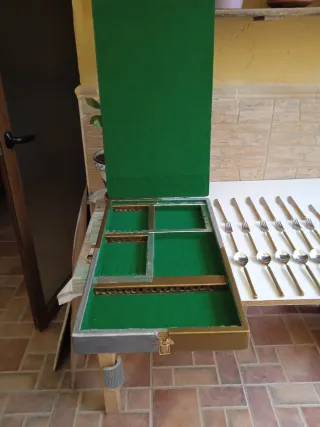 Cubiertos DAVID MARSHALL Bronce y Acero Inoxidable