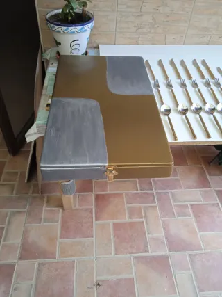 Cubiertos DAVID MARSHALL Bronce y Acero Inoxidable