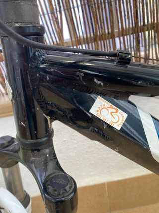 Bicicleta BH desmontada