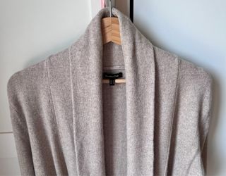 Cárdigan Massimo Dutti largo beige