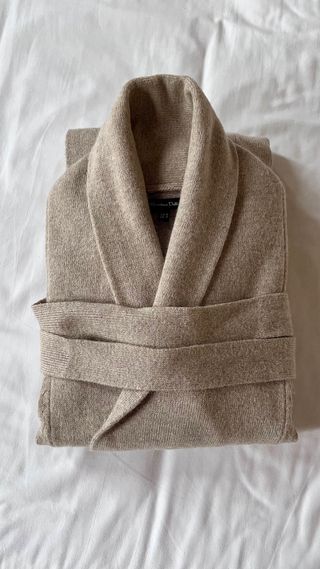 Cárdigan Massimo Dutti largo beige