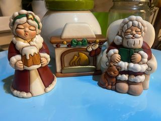 Set Thun Babbo e Mamma Natale con Caminetto