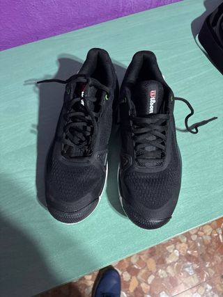 Zapatillas Wilson Rush Pro 4.0 Negro Esmeralda