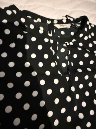 Blusa Papaya lunares nueva talla 46