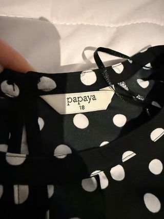 Blusa Papaya lunares nueva talla 46