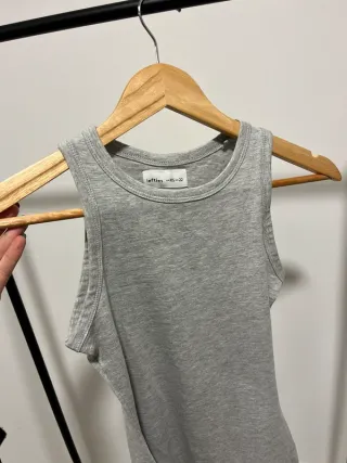 Vestido justo cinza XXS/XS