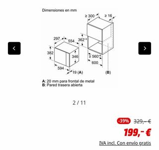 Microondas Balay Blanco