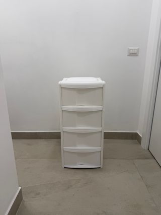 Mobiletto 4 cassetti bianco