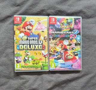 Mario Kart 8 Deluxe y Super Mario Bros u Deluxe