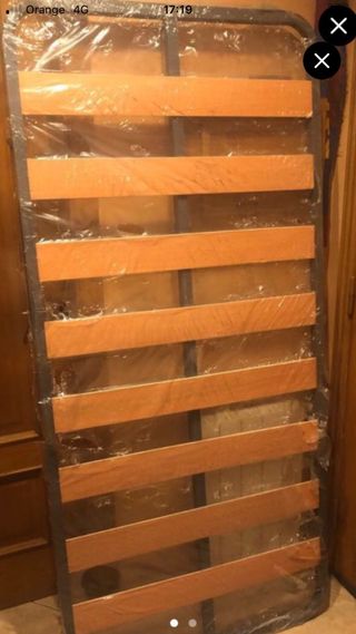 Somier 90x190 con patas metálicas