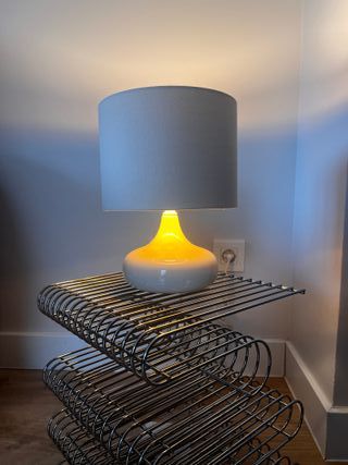 2 Lámparas de mesa cerámica - Impecables