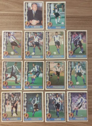 Lote cromos Hércules de Alicante 96-97