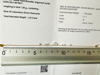 Pulsera 18K con 1.33 cts Diamantes