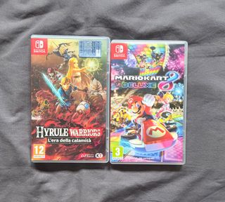 Hyrule Warriors + Mario Kart 8 Deluxe Switch
