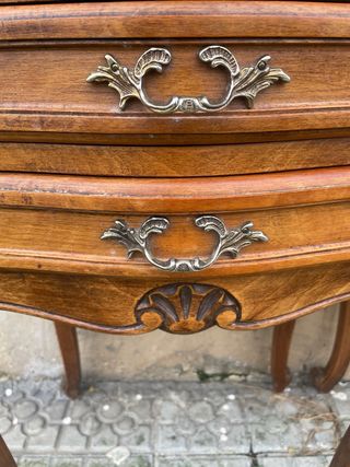 Pareja Mesitas Noche Estilo Luis XV