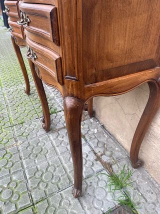 Pareja Mesitas Noche Estilo Luis XV