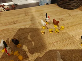 Lote Gallinas y Pollitos Playmobil