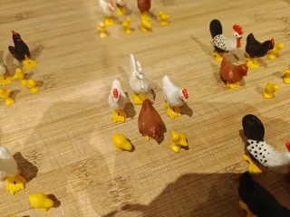 Lote Gallinas y Pollitos Playmobil