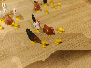 Lote Gallinas y Pollitos Playmobil
