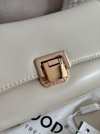 Bolso de hombro Itamood piel blanco