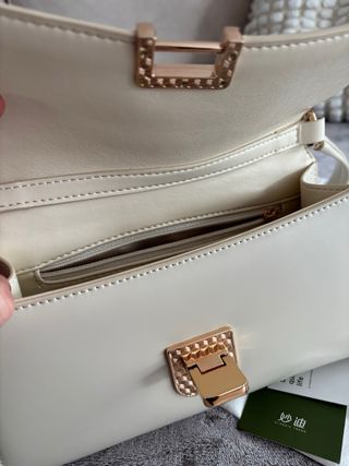 Bolso de hombro Itamood piel blanco