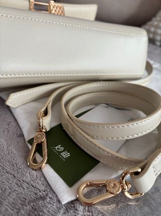 Bolso de hombro Itamood piel blanco